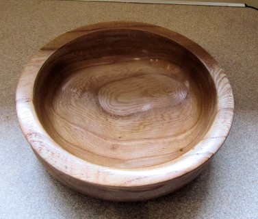 Elm bowl by John Brocklehurst